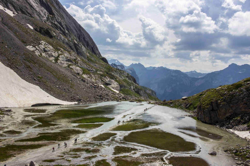 lac des Vaches vista dall'alto