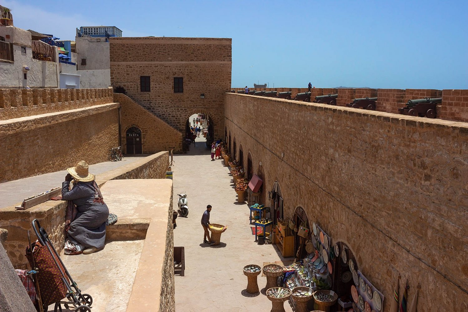 cose da fare a essaouira in una giornata: visione dall'alto della squala