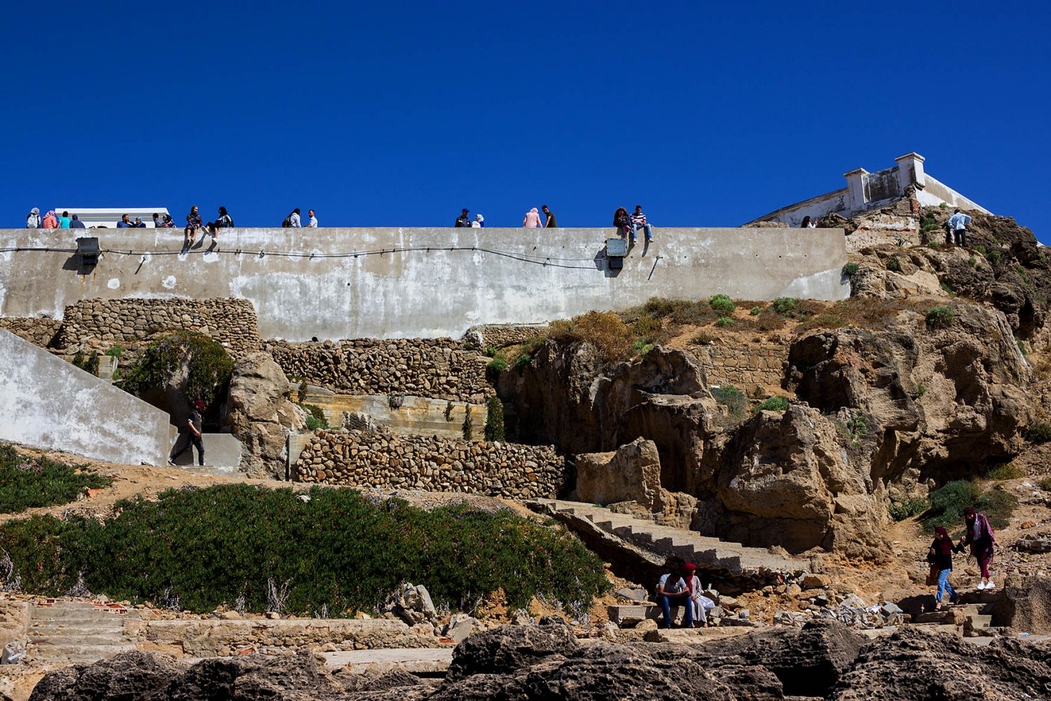 le grotte di ercole: scogliera